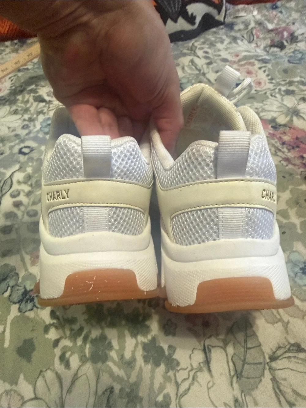 Charly Woman’s Survivor  Cream/White Athletic Sneakers